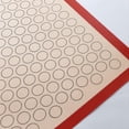 thumbnail image 2 of 2 Alfombrillas de Silicona para Hornear Macarrones - para Moldes para Hornear - FabricacióN de Macarrones/PasteleríA/Galletas - Antiadherente de Profesional (Rojo), 2 of 5