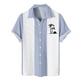 thumbnail image 1 of Men's Hawaiian Printed Button Short Sleeve Shirts Men's Casual Fashion Short Sleeve Shirts8XL, 1 of 4