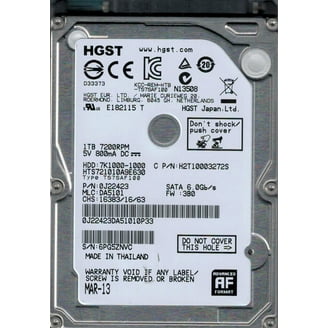 HTS541010A9E680 P/N: 0J26263 MLC: DA6474 HGST 1TB - Walmart.com