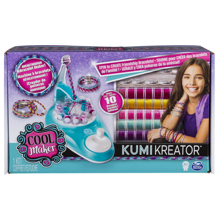 Cool Maker ‐ KumiKreator Friendship Bracelet Maker, Makes Up to 10  Bracelets, for Ages 8 and Up