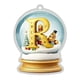 thumbnail image 2 of Adorno para Coche de Acrílico con 26 Letras de Cristal Amarillo, Colgante para Árbol de Navidad, Decoración Del Hogar, 2 of 3
