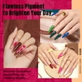 thumbnail image 2 of Set de esmaltes de uñas en gel MEFA, 32 colores, rojo burdeos y champán, 2 of 9