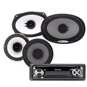 Pioneer Bonus Pack Car CD Receiver With 4 Speakers DEHSP023