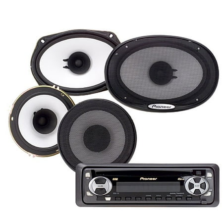 Pioneer Bonus Pack Car CD Receiver With 4 Speakers DEHSP023