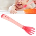 thumbnail image 4 of Toddler Utensils Set, Rounded Edge Non- Toddlers Fork Temperature Sensing  for Baby Tableware for Home Spoon,Fork, 4 of 8