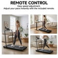 thumbnail image 6 of Alvantor 3-in-1 Compact Under Desk Treadmill, Quiet Walking Pad for Home & Office, 2.25HP Motor, Remote Control, LED Display, 200 lbs,(Silver/Black), 6 of 7