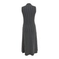thumbnail image 3 of Vestido Midi George para Mujer, Rayado Vertical Negro Talla G, 3 of 4
