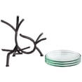thumbnail image 5 of Kensington Hill Metal Branching 12" High 3-Tier Stand with Glass Bowls, 5 of 8