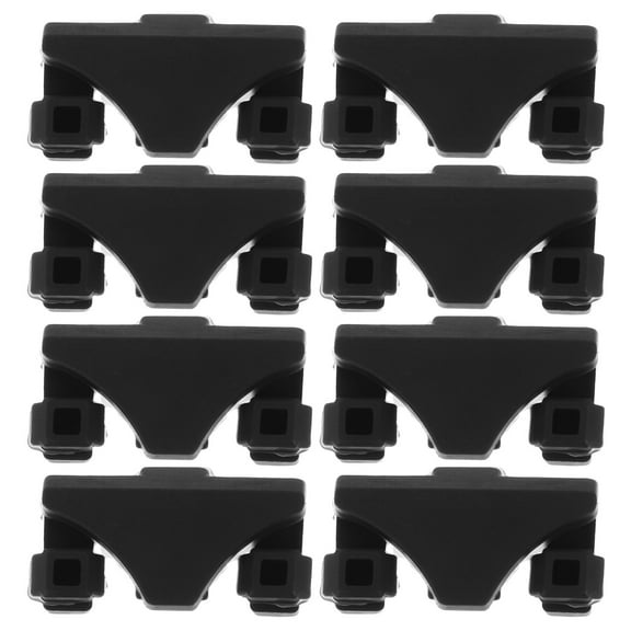 8 Pcs Handle Air Fryer Accessories Air Fryer Parts 3.00X1.50X0.50CM Black