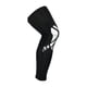 thumbnail image 1 of Rodilleras de compresión transpirables y alargadas para baloncesto y correr. Negro y plateado XL, 1 of 9
