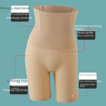 thumbnail image 3 of Braguitas posparto tipo bóxer de cintura alta para teñir el abdomen, levantan el vientre y la cadera, tallas grandes, adelgazan y moldean el cuerpo de seguridad, 3 of 6
