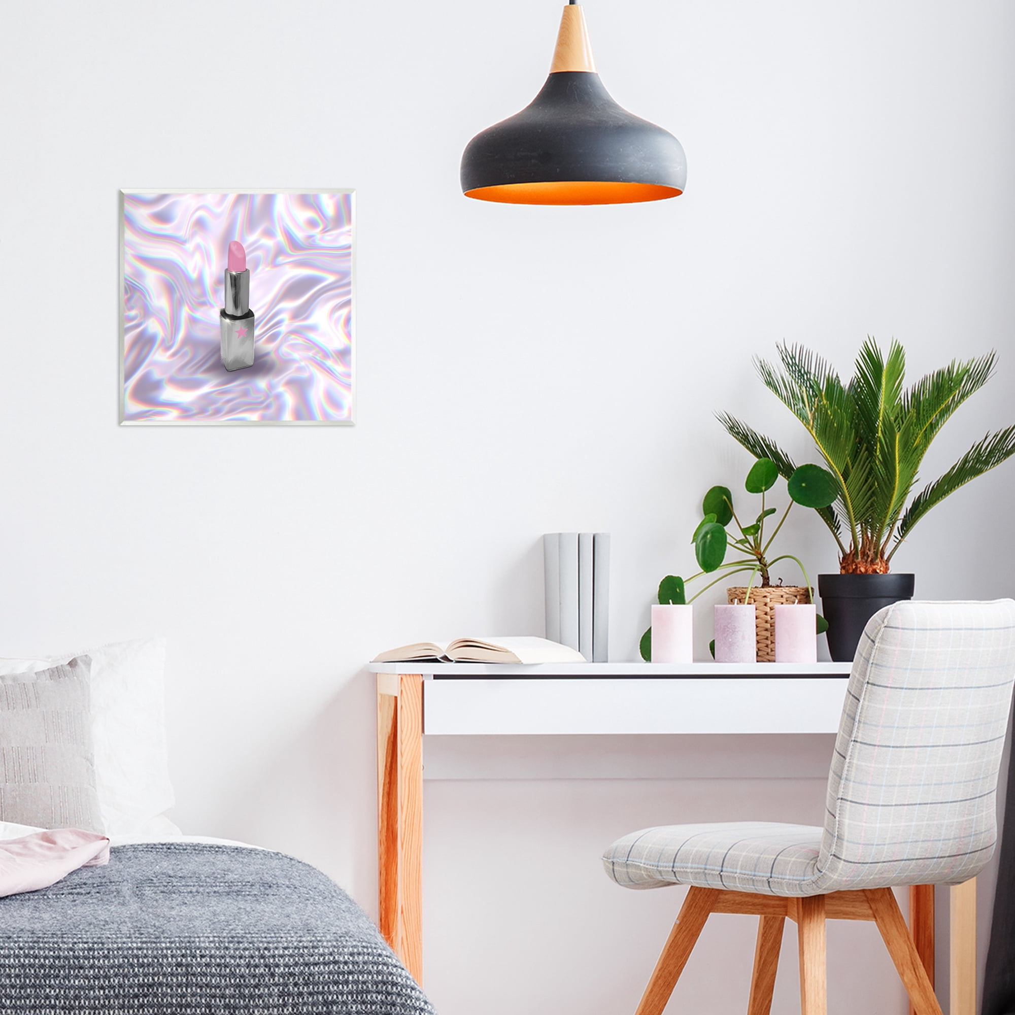 Stupell Industries Iridescent Icon Lipstick Wall Plaque Art, design by Matthew Piotrowicz