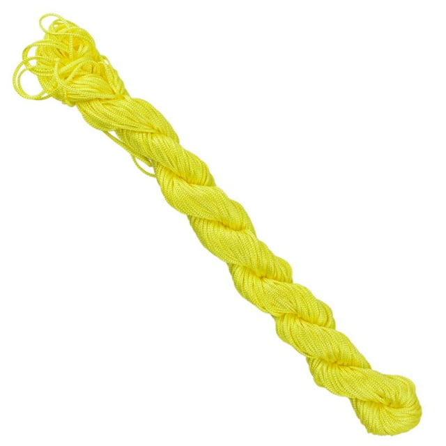 Pulsera de nudo chino de hilo trenzado de hilo de nailon de 30 m y 1 mm (color a elegir) perfecl Cordón trenzado de nailon.
