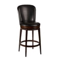 thumbnail image 3 of Home Square 30.5" Swivel Bar Stool in Dark Brown Cherry - Set of 3, 3 of 3