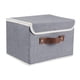 thumbnail image 1 of Contenedor de almacenamiento con tapa, lavable, rectangular, independiente, resistente al polvo y con tapa gris, 1 of 9