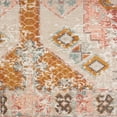 thumbnail image 2 of Laddha Home Designs 5.25' x 7.75' Pink and Brown Mosaic Rectangular Outdoor Area Throw Rug, 2 of 9