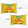 thumbnail image 4 of Bingfone Bless This Home Standard Size Pillowcase, Long Staple Pure Cotton Envelope Closure Pillow Cover,16"X24", 4 of 9