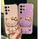 thumbnail image 2 of Para Samsung S 23 Ultra S 22 S 21 Popular entre las chicas Hello Cute Kitty 3D Cat espejo de maquillaje móvil TPU funda para teléfono, 2 of 4