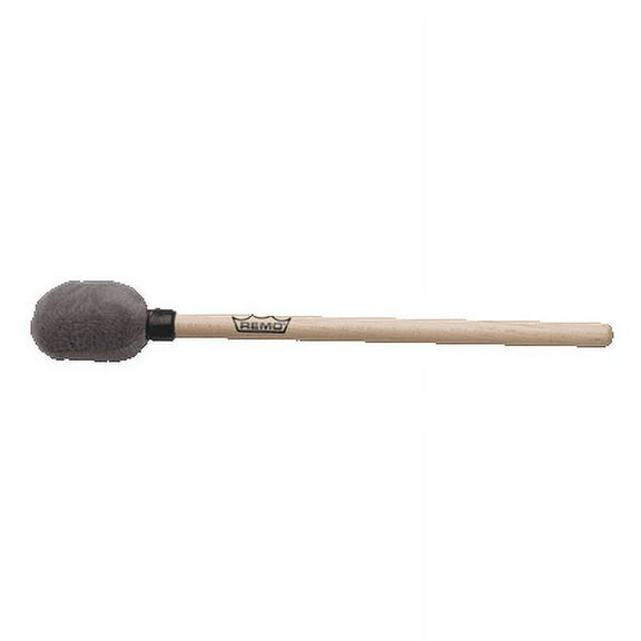 Mallet, Single, Flat Head, 5/8" x 14", Wood Handle, Soft Foam, Thick Velvet Cover, Gray