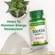 thumbnail image 4 of Suplemento Nature's Bounty, cápsulas blandas de biotina de 10,000 mcg, 180 unidades, 4 of 5