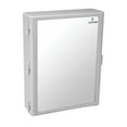 thumbnail image 1 of Abs Plastic Cabinet With Mirror Strong Bathroom Shelve Wall Mounted Storage Organizer, Premium Multipurpose Mirror For Bathroom Accessories (Ivory) Pack Of 1, 1 of 4