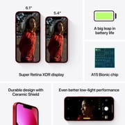Open Box Apple iPhone 13 mini- Carrier Unlocked -256 GB Red