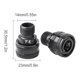 thumbnail image 2 of Soidarity 1 par de extensores de pedal, piezas de manivela de aleación de titanio, pieza de bicicleta para ciclismo Ciclismo Negro, 2 of 6