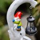thumbnail image 4 of Estatuas Búho Bienvenida Al Aire Libre Resina Solar Con LED Divertida, 4 of 9