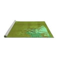 thumbnail image 2 of Ahgly Company Machine Washable Indoor Rectangle Abstract Turquoise Blue Modern Area Rugs, 5' x 7', 2 of 4