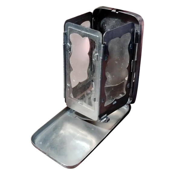 Lanterne de Bougie de Poche Pliable, Porte-Bougie de Poche Pliable, Lanterne de Bougie de Poche, Lanterne de Bougie Décorative pour Camping Randonnée Voyage (1Pcs)