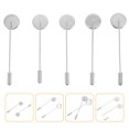 thumbnail image 1 of HEALEEP 20 Pcs Broches Activités DIY Base de Broche en Métal Argenté, 1 of 8