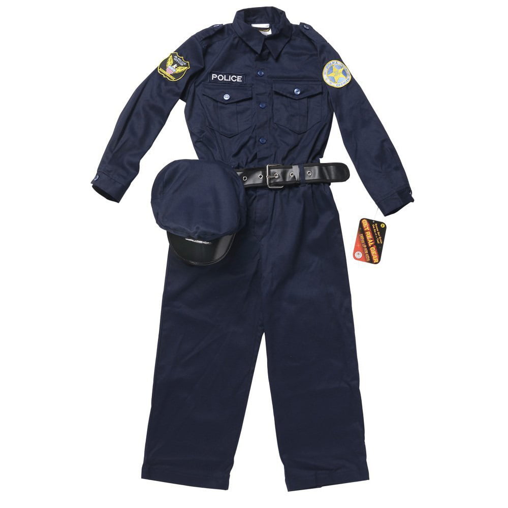 Kleding Unisex kinderkleding pakken Kids Halloween Costume Police Officer Costume Personalized Police Uniform Dress Up Career Day Outfit Police Officer Outfit SWAT Helmet 