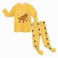 thumbnail image 6 of CAUYDY Child Boy Pjs Sleepwear for Kids 5T 6T 7T 8T 9T 10T Fall Winter Long Sleeved T-Shirt Elastic Waist Pants Set Boys Clothes Sizes 7-8 Years,Yellow, 6 of 7