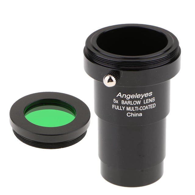 1 Pieza de 5X Lens + del Telescopio Interfaz de pulgadas Universal para , , Yotijar Barlow Lens Eyepiece 5X