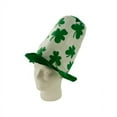 thumbnail image 2 of White And Green Shamrock Hat, 2 of 3