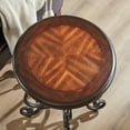 thumbnail image 5 of Gexpusm Round End Table,Farmhouse Wood Side Table,Retro Rustic Mid-Century Center Table,Brown/Walnut, 5 of 8