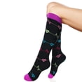 thumbnail image 1 of Bas Violets Bas de Compression pour Femmes Bas de Compression pour Chaussettes pour Femmes Hommes Circulation, 1 of 5