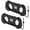 Black, variant on KIPLINK Ergonomic Gamepad Grips for Nintendo Switch 2 Joy-Cons - Comfort Handles with Wrist Straps (2-Pack)