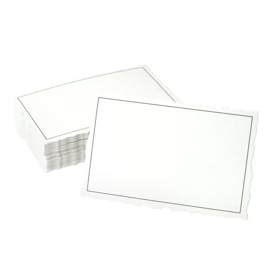 6 Packs: 50 ct. (300 total) Black Border Place Cards by Celebrate It™