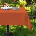 thumbnail image 7 of Orange Table Cloth, 60x84 Inch Rectangle Polyester Fabric Tablecloth Thick,Wrinkle Resistant Washable Reusable Table Cover for Dining Picnic Outdoor Camping Anniversary Party Decoration, 7 of 7