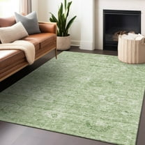 Addison Rugs Chantille Indoor/Outdoor Transitional Damask Aloe Washable Rectangle Rug, 10' x 14'