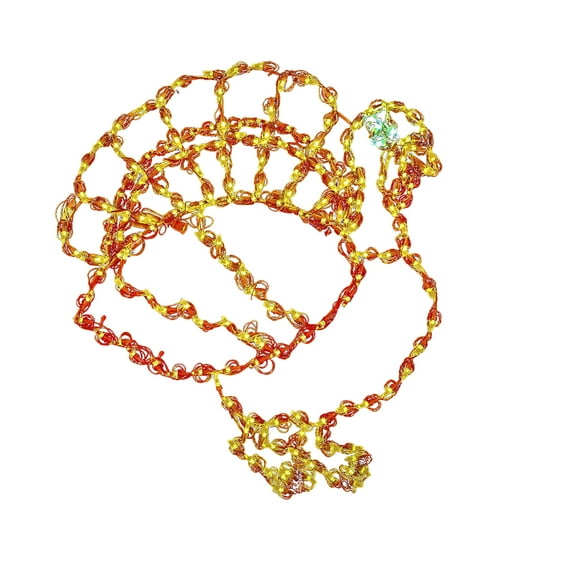 Thanksgiving LED 37" Wire Framed Turkey Decoration