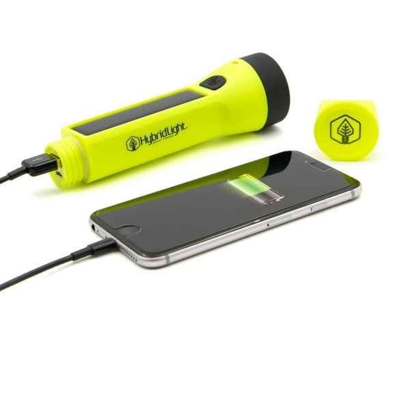 Hybridlight Journey 200 Solar Flashlight with LED, Yellow