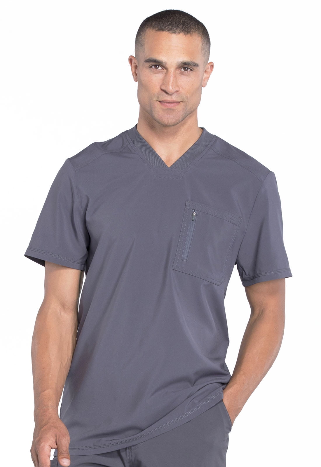 Cherokee Cherokee Infinity Scrubs Top for Men VNeck CK910A, L