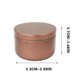 thumbnail image 3 of Descuentos Especiales, Tarros de aluminio redondos de 50 ml con rosca para cremas, latas de aluminio de 50 g para cosméticos, velas, ungüentos, cremas y bálsamos labiales Akmoler, 3 of 8