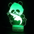 thumbnail image 1 of Luz nocturna LED 3D que cambia de color para niños pandas, 1 of 1