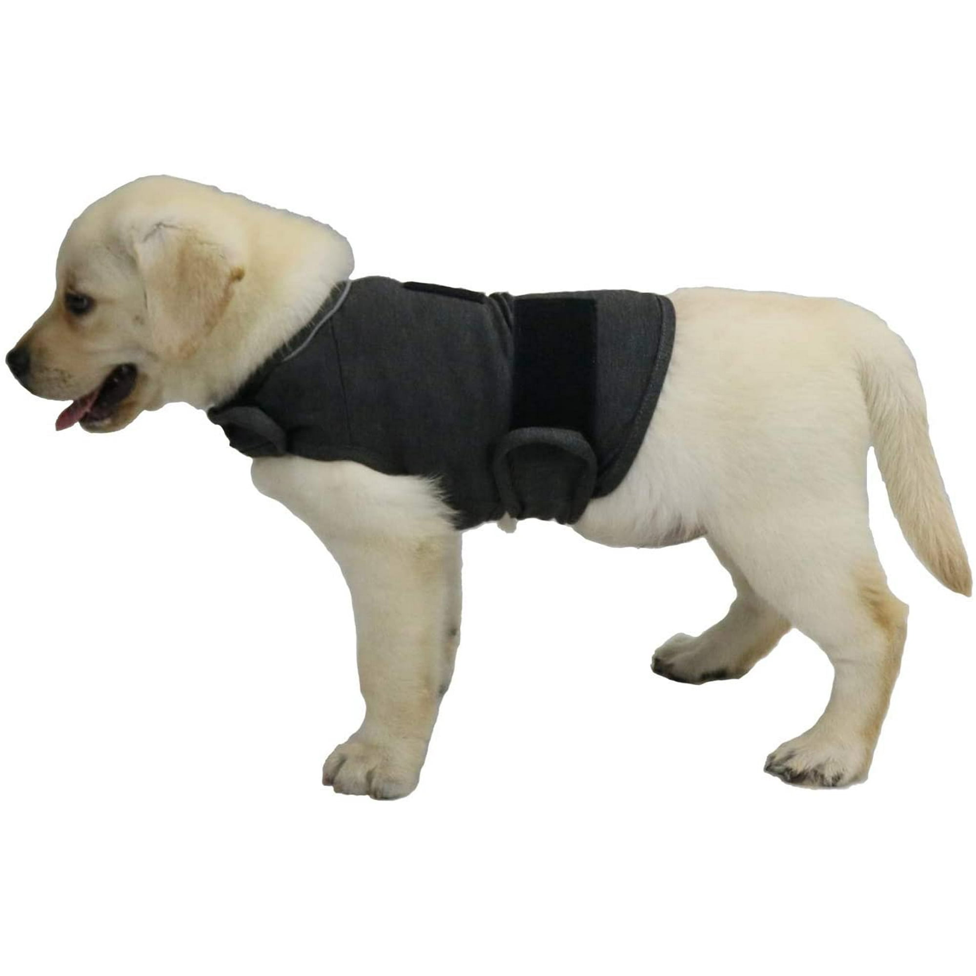 Chemise de Chien Respirante pour le Tonnerre Veste d Anxiete de Chien Chaine Soulagement de l Anxiete de Manteau Apaisant pour Chiot S Gris Walmart