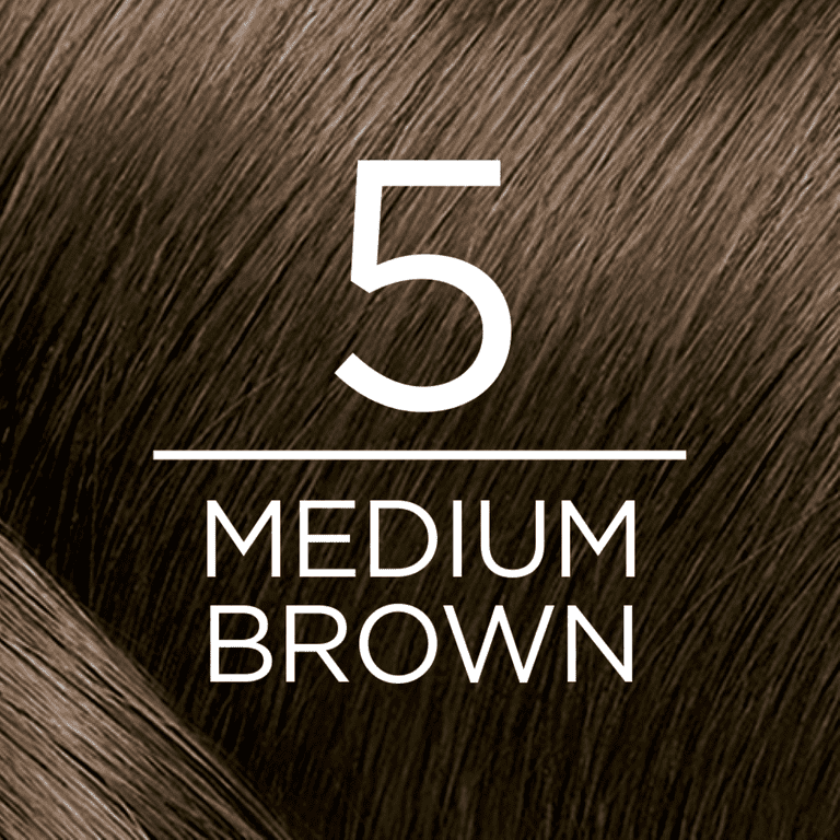 5 / 5N Brown , L'oreal Pro DIA RICHESSE Demi-Permanent Tone-on-Tone Creme  Hair Color Dye, Ammonia-Free Loreal Cream Haircolor - Pack of 3 w/ SLEEK