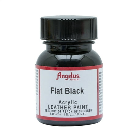 UPC: 0086366711019 | Angelus® Acrylic Leather Paint  1 oz.  Flat Black