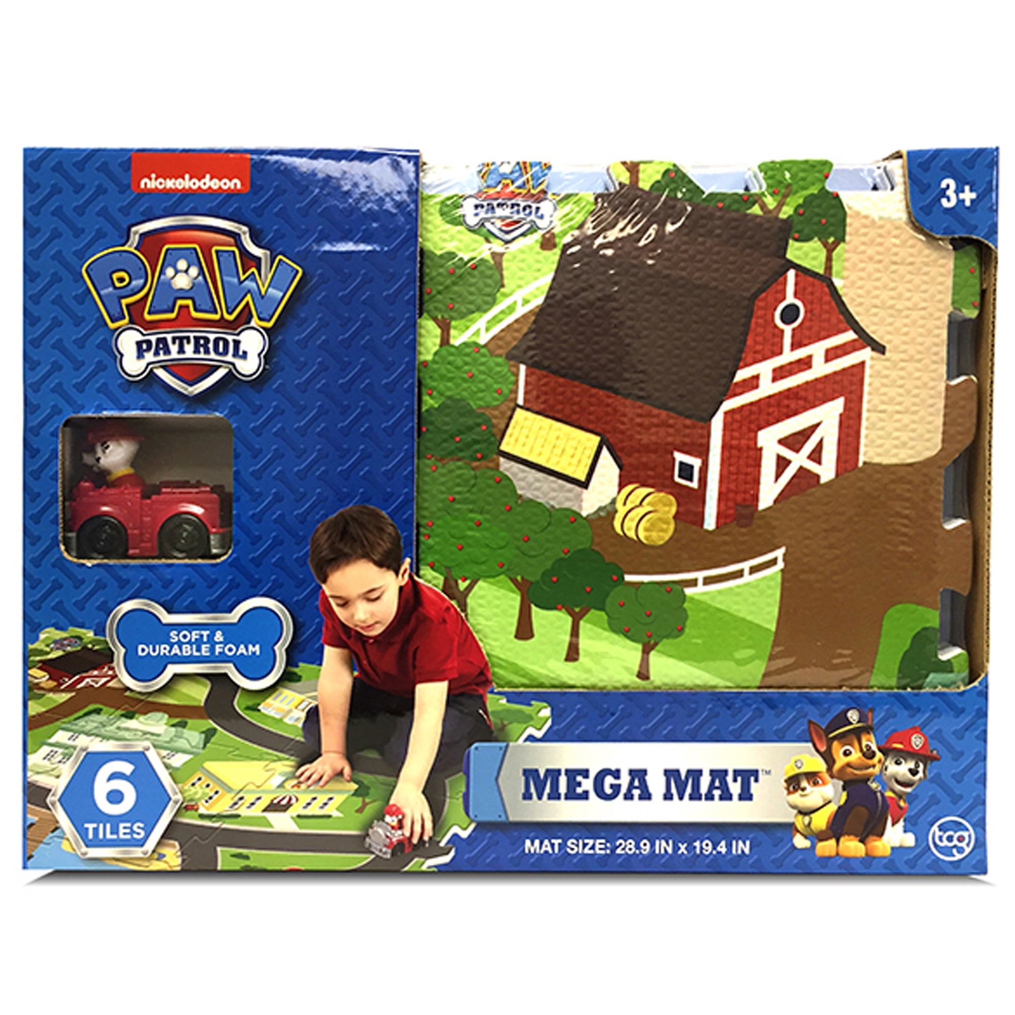 paw patrol foam play mat